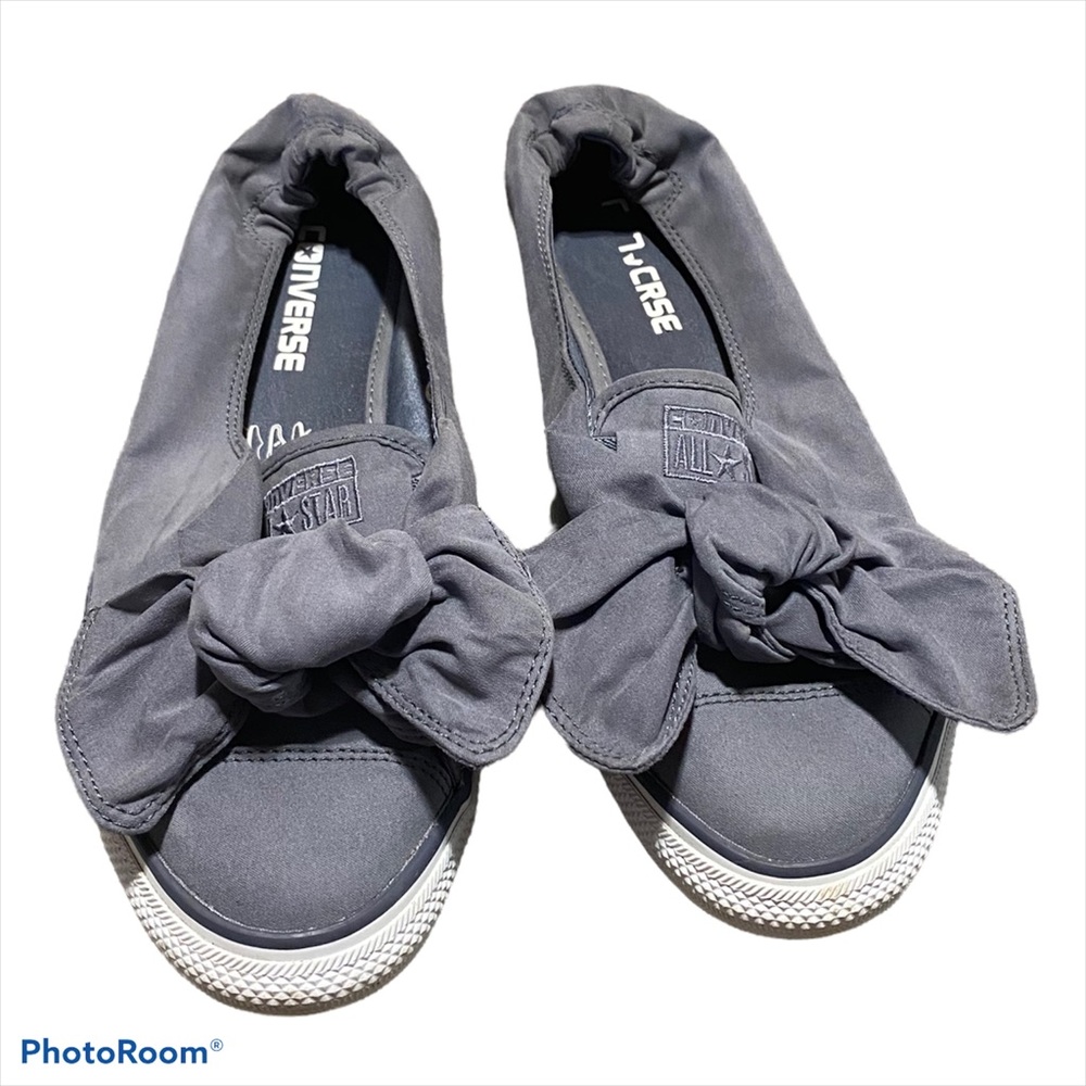 Converse All Star Chuck Taylor Knot Slip-on Women’s Size 8 Rare Color Gray!